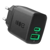 Kép 2/5 - Greencell PowerSource fekete Duo30 30w USB/USB-C kimenettel Power Delivery gyorstöltő