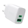 Kép 2/5 - Greencell PowerSource fehér Duo30 30w USB/USB-C kimenettel Power Delivery gyorstöltő