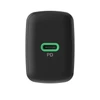 Kép 2/3 - Greencell PowerSource Solo30 fekete USB-C 30W Power Delivery gyorstöltő 