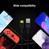 Kép 4/5 - Green Cell Ray USB Cable - USB-C 120cm zöld LED háttérvilágítással és fast charging Ultra Charge, QC 3.0 kábel