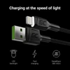 Kép 2/5 - Green Cell Ray USB-A - Lightning fehér LED 200cm Apple 2.4A fast charging kábel