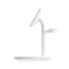 Kép 4/4 - Greencell MagScape fehér indukciós töltő állvány 3-in-1 MagSafe töltő iPhone, Apple Watch, AirPods és egyéb wireless eszközökhöz