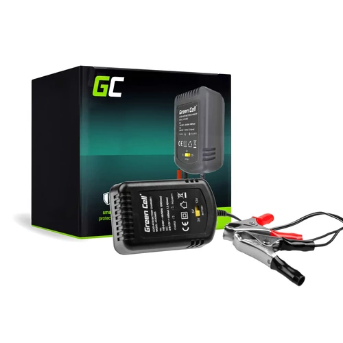 Green Cell 2V / 6V / 12V (0.6A)  autó akkumulátor töltő