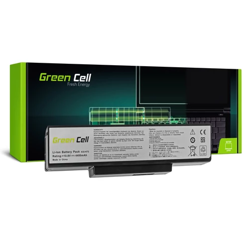 Green Cell Asus A32-K72 K72 K73 N71 N73 11.1V 4400mAh laptop akkumulátor