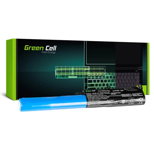 Green Cell  A31N1601 Asus Vivobook Max F541N F541U X541N X541S X541U 11.1V 2200mAh laptop akkumulátor