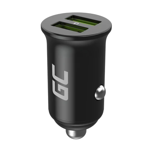Green Cell autóstöltő 36W GC PowerRide Nano36 2db USB-A kimenettel Ultra Charge
