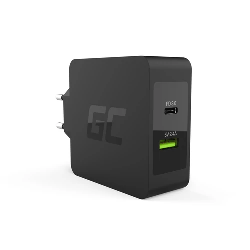 Green Cell USB-C 45W PD cable USB-C és extra USB port Asus ZenBook, HP Spectre, HP Envy x2 töltő