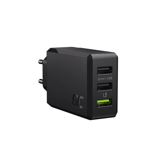 Green Cell 3-port ChargeSource3 3xUSB 30W fast charging Ultra Charge és Smart Charge töltő