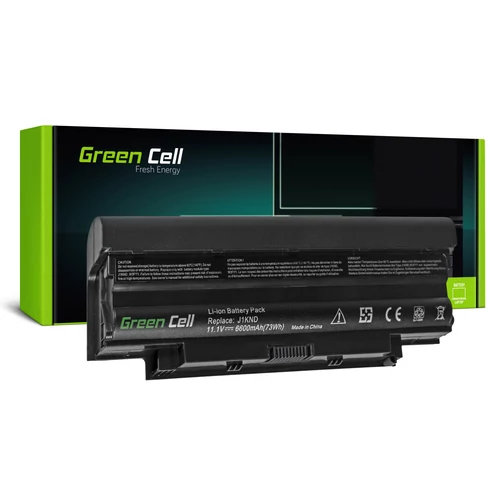 Green Cell Dell Inspiron N3010 N4010 N5010 13R 14R 15R J1 (rear) 11.1V 6600mAh laptop akkumulátor