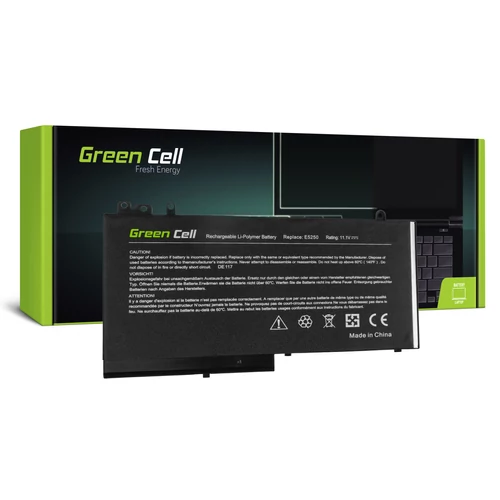 Green Cell Dell Latitude 11 3150 3160 12 E5250 11.1V 3400mAh laptop akkumulátor