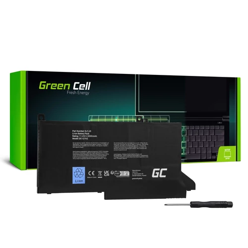 Green Cell Battery DJ1J0 Dell Latitude 7280 7290 7380 7390 7480 7490 laptop akkumulátor