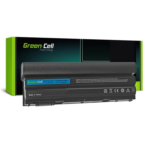 Green Cell Dell Latitude E5520 E6420 E6520 E6530 (hátsó verzió) 11.1V 6600mAh laptop akkumulátor