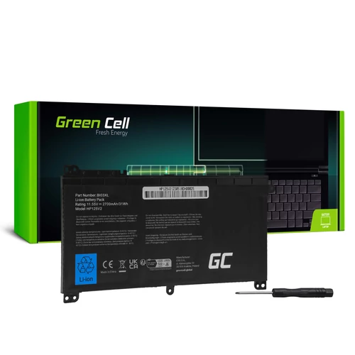 Green Cell BI03XL ON03XL HP Pavilion x360 13-U 13-U000 13-U100 Stream 14-AX 14-AX000 laptop akkumulátor