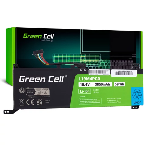 Green Cell L19M4PC0 Lenovo Legion 5P-15IMH05 5P-15IMH05H 5-15IMH05 5-15IMH05H 5-15ARH05 5-15ARH05H akkumulátor