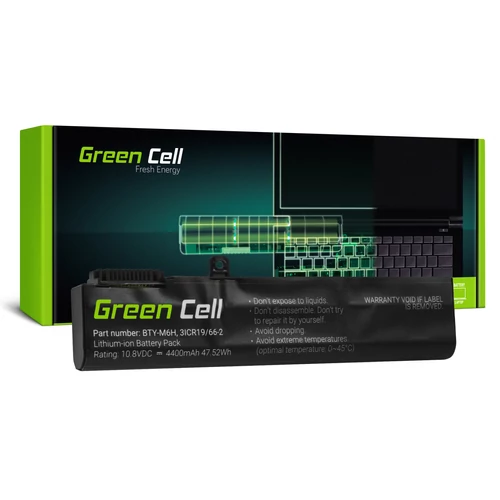 Green Cell BTY-M6H MSI GE62 GE63 GE72 GE73 GE75 GL62 GL63 GL73 GL65 GL72 GP62 GP63 GP72 GP73 GV62 GV72 PE60 P laptop akkumulátor