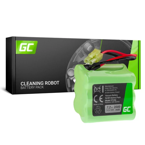 Green Cell 7.2V 2Ah Shark XB2950 V2950 V2950A V2945Z V2945 takarítógép akkumulátor