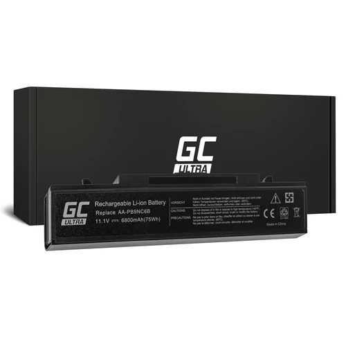 Green Cell ULTRA Samsung R519 R522 R530 R540 R580 R620 R719 R780 fekete 11.1V 6800mAh laptop akkumulátor