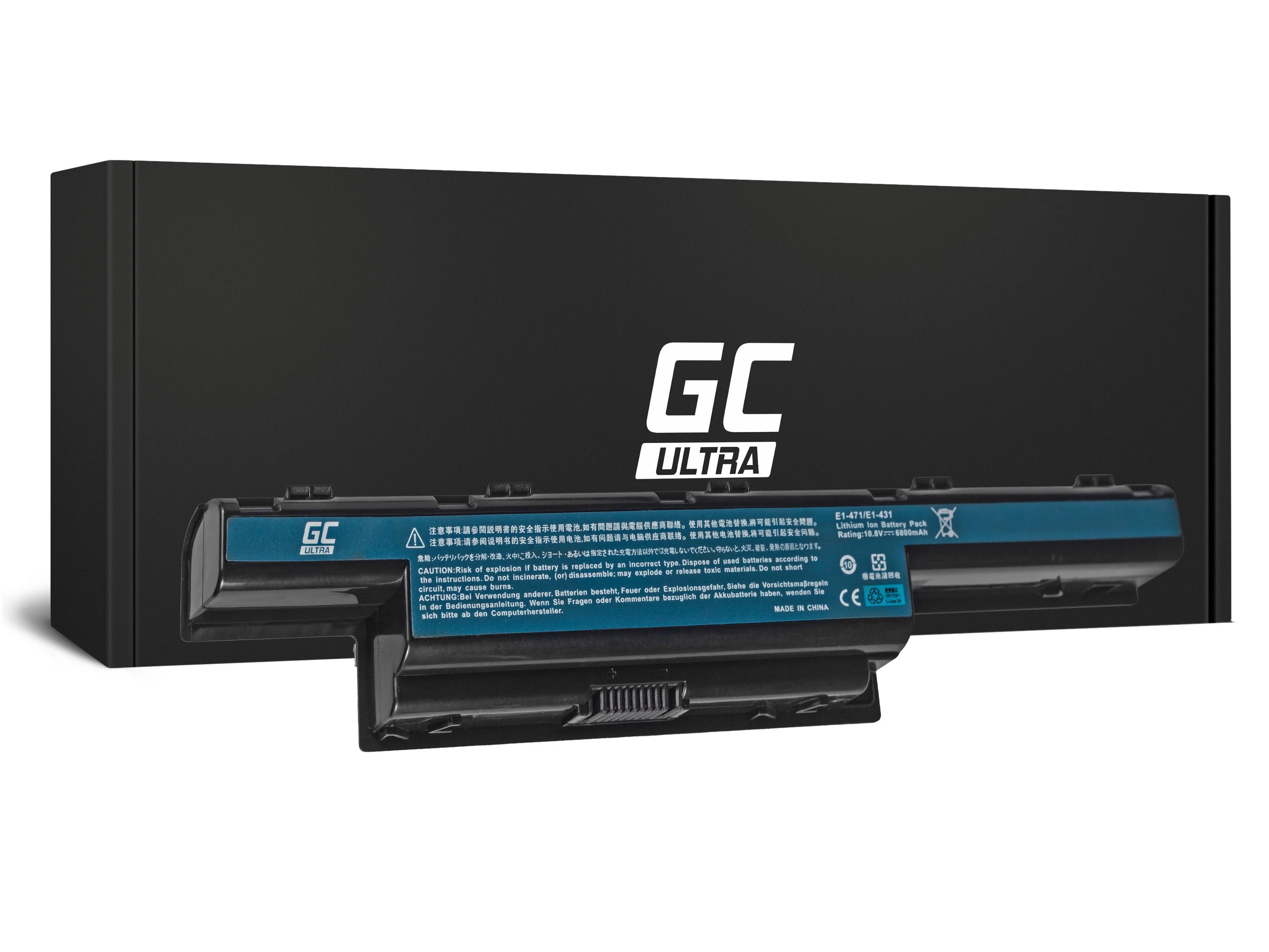 Green Cell ULTRA Acer Aspire 5740G 5741G 5742G 5749Z 5750G 5755G 11.1V 6800mAh laptop akkumulátor