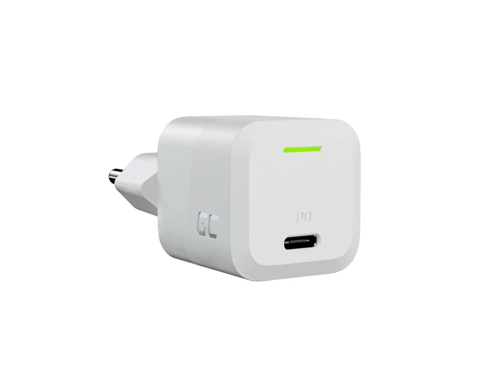 Green Cell Power Charger 33W USB-C univerzális hálózati töltő laptop, MacBook, Iphone, Tablet, Nintendo Switch töltéséhez - fehér változat