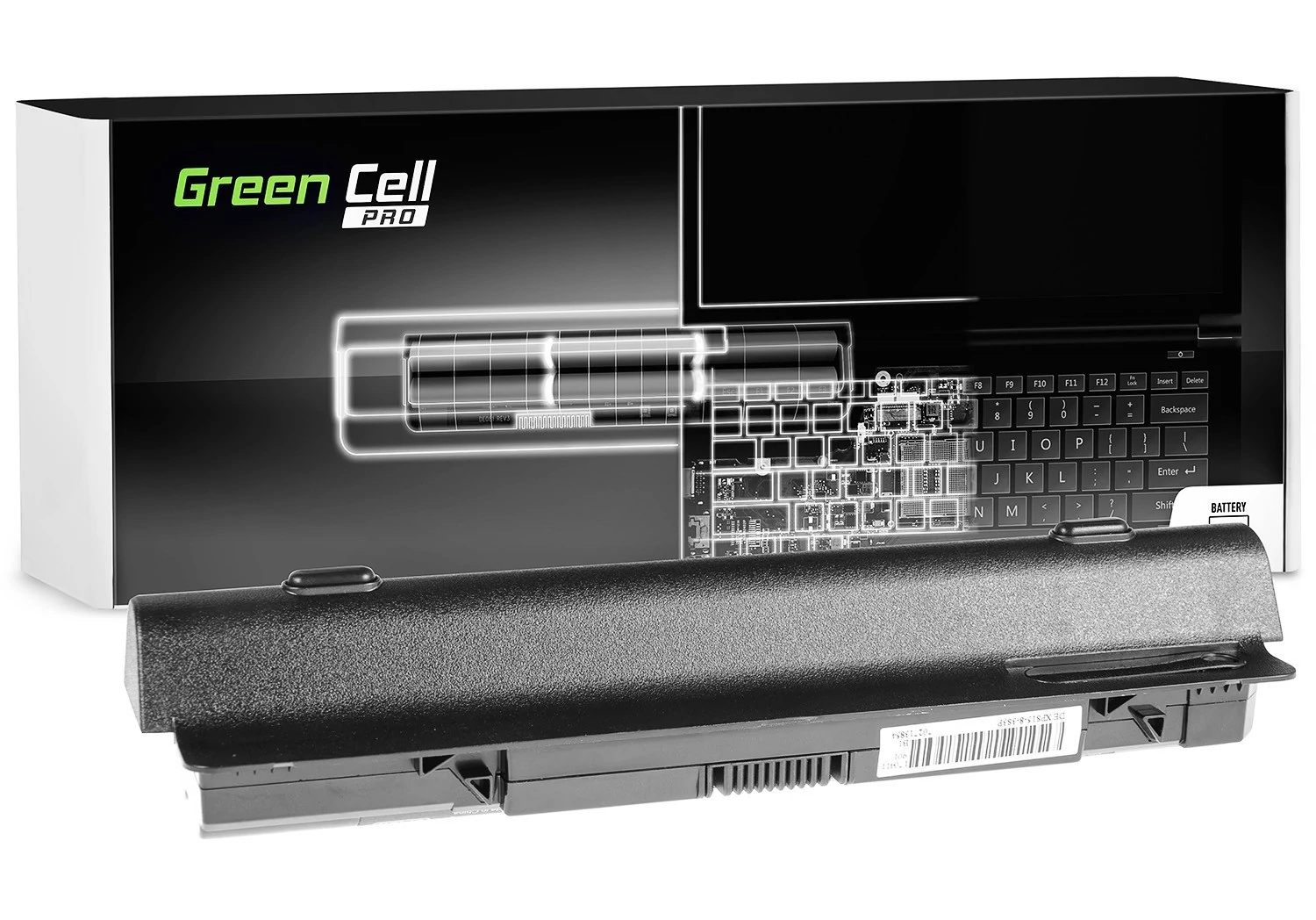 Green Cell PRO Dell XPS 14 14D 15 15D 17 11.1V 7800mAh laptop akkumulátor