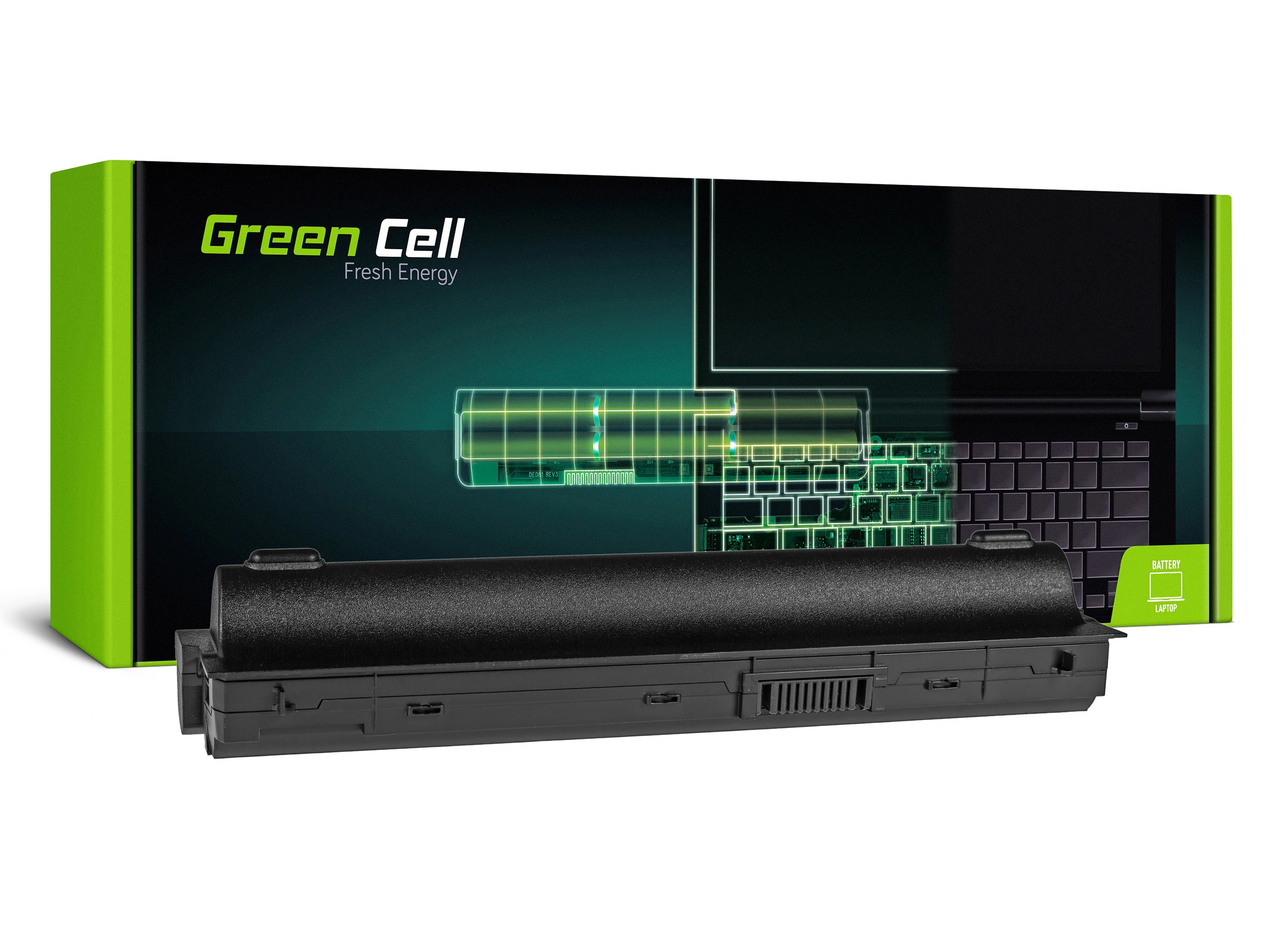 Green Cell Dell Latitude E6220 E6230 E6320 E6320 11.1V 6600mAh laptop akkumulátor