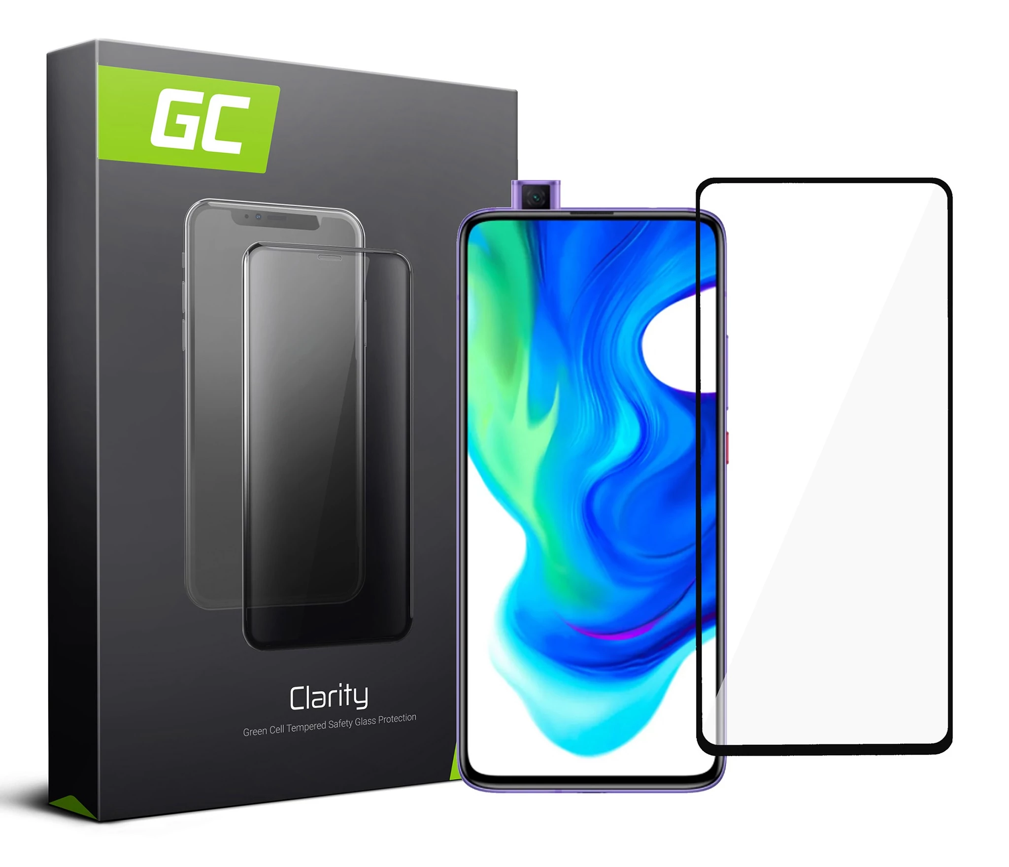 Green Cell kijelzővédő Clarity quick protection to the phone Pocophone F2 Pro Tempered glass 