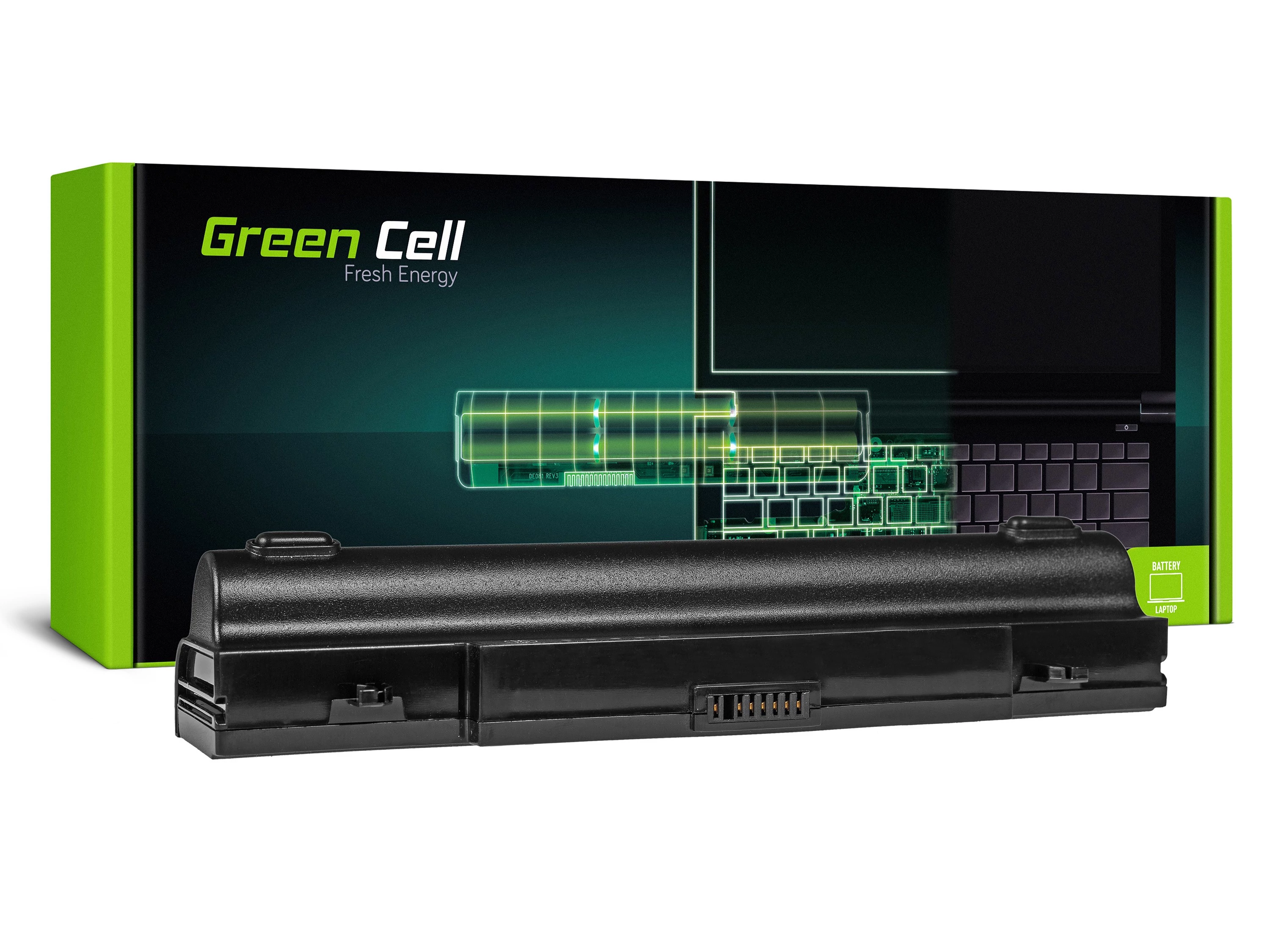 Green Cell Samsung R519 R522 R530 R540 R580 R620 R719 R780 11.1V 6600mAh laptop akkumulátor