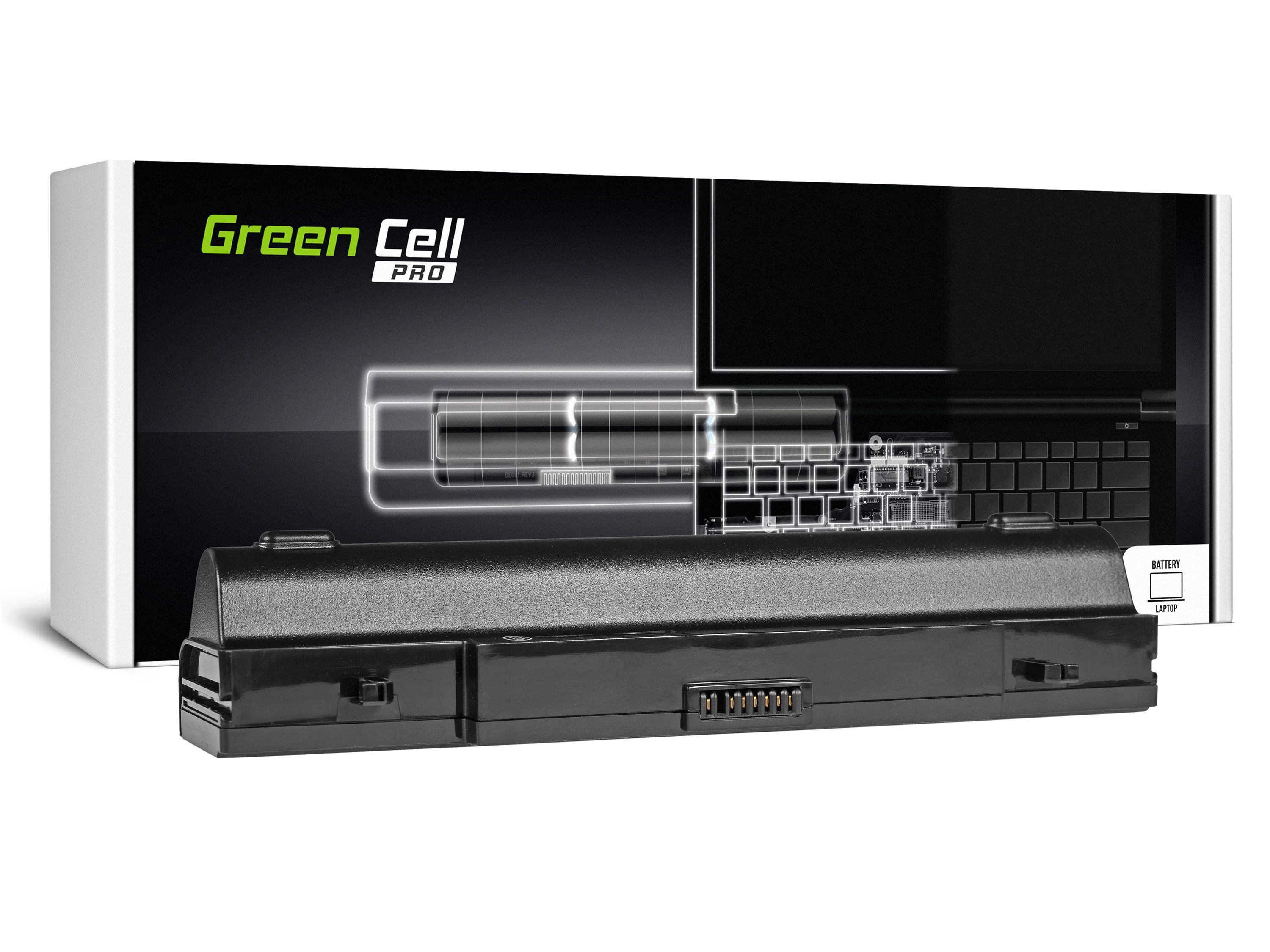 Green Cell PRO Samsung R519 R522 R530 R540 R580 R620 R719 R780 11.1V 7800mAh laptop akkumulátor