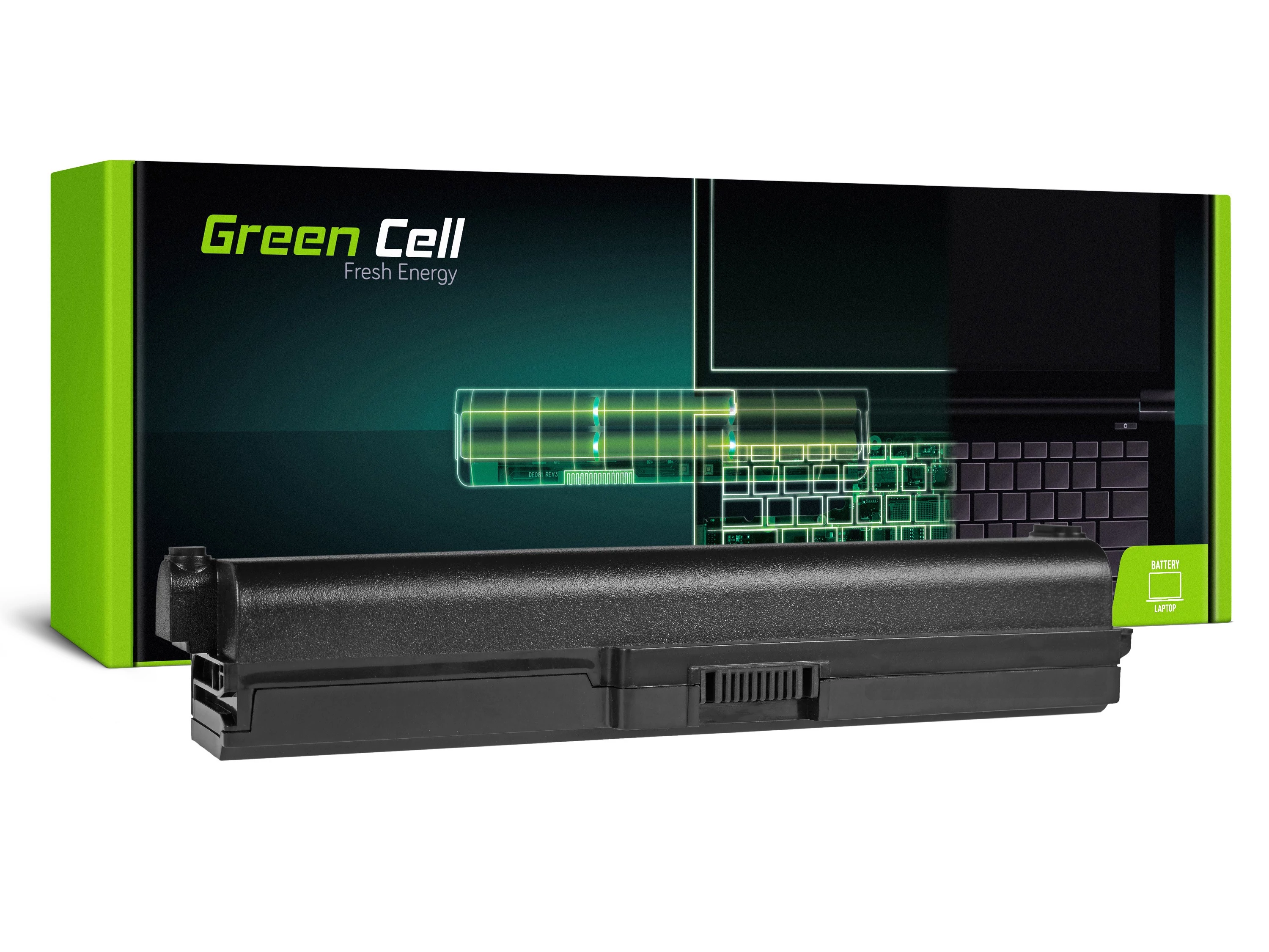 Green Cell Toshiba Satellite C650 C650D C660 C660D L650D L655 L750 PA3817U-1BRS 11.1V 6600mAh laptop akkumulátor